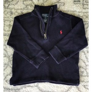 Ralph Lauren Polo. half zip. Gently used. Sz: 3 T